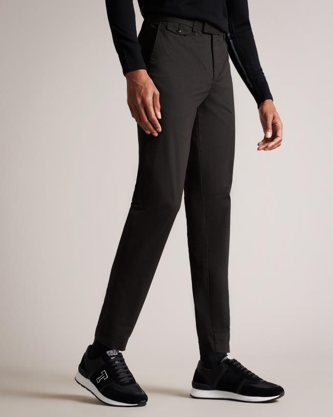 Pantalon Chino Ted Baker Slim Noir Homme | BDH-54361704